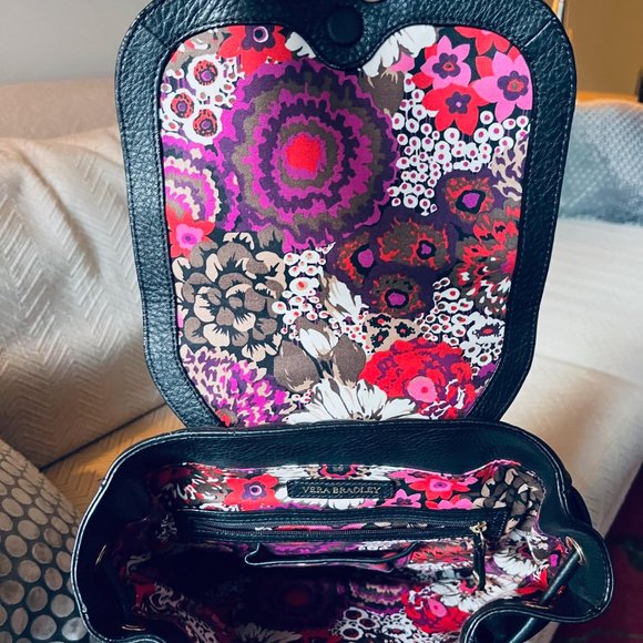 Vera Bradley Leather Amy Quilted Backpack - Picture 3 of 4